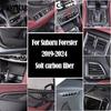 Weiche Kohlefaser Für Subaru Forester -2024 Innenraum-Kit Armaturenbrett Konsolen Schalthebelblende Zierleisten Auto Zubehör