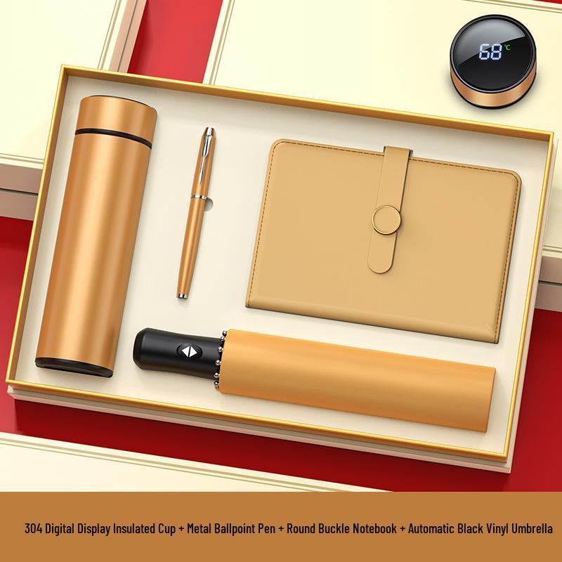 Custom Logo High-End Business Gift Set for Clients and Employees - Perfect for Anniversaries and Events