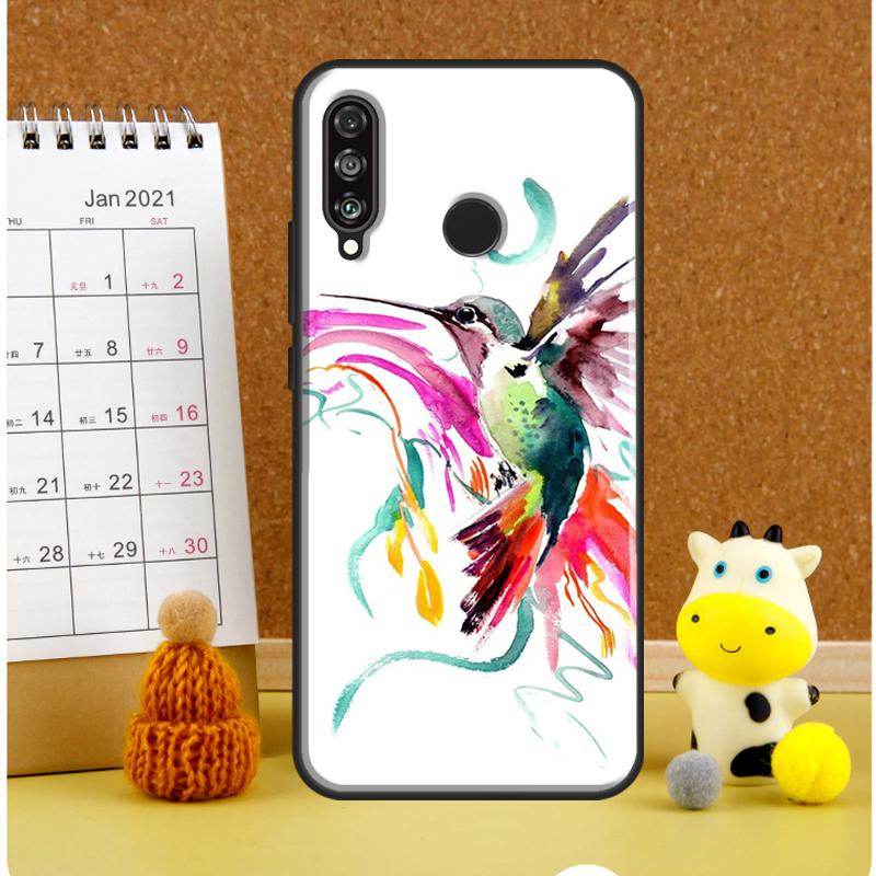 Hummingbird and Flowers For Huawei Nova 9 10 SE 3i 7i 8i 11i 12i Y60 Y61 Y70 Y72 Y73 Y90 Y91 P20 P30 P40 Lite Case