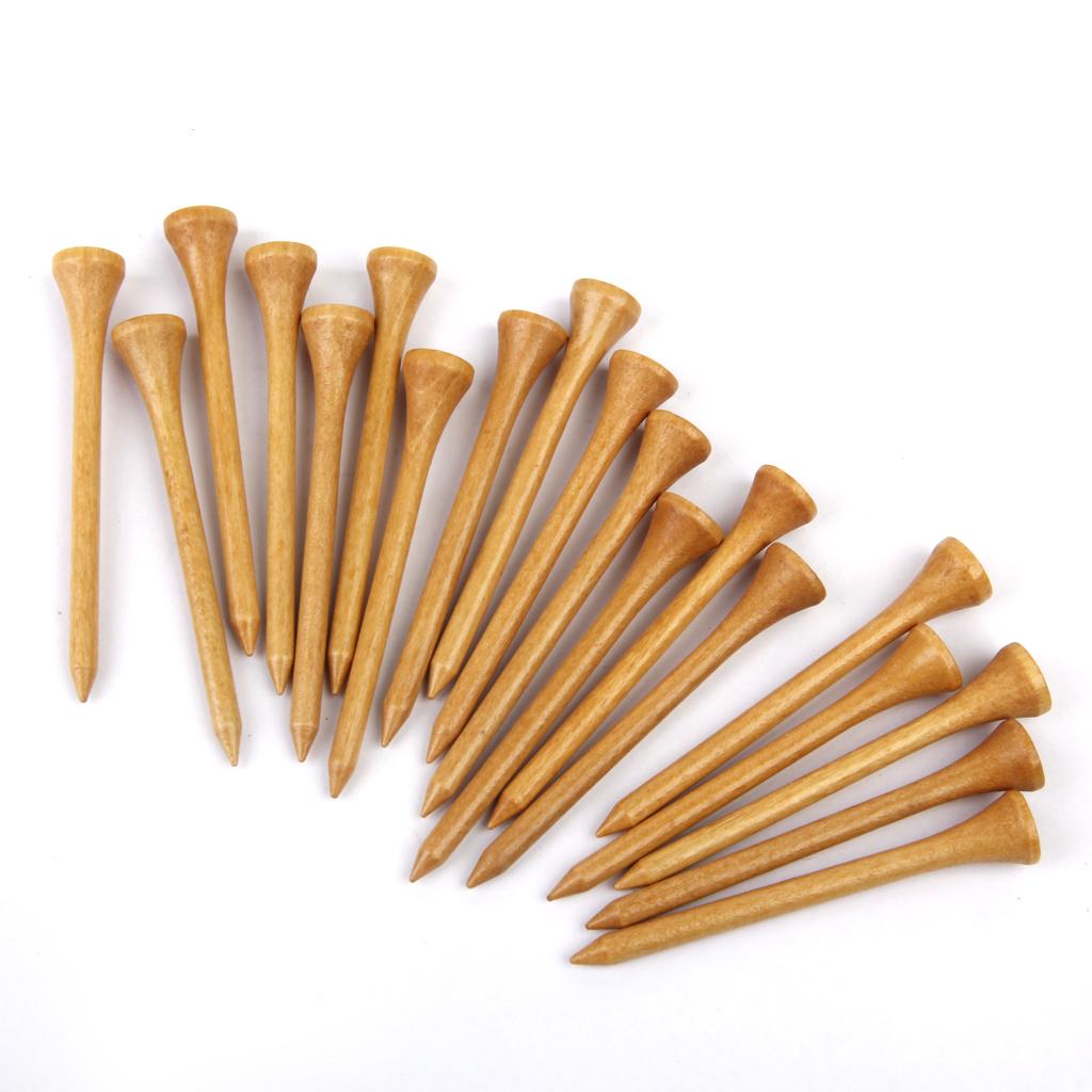 Professional Wooden Golf Tees 69 MM Long 100Pcs