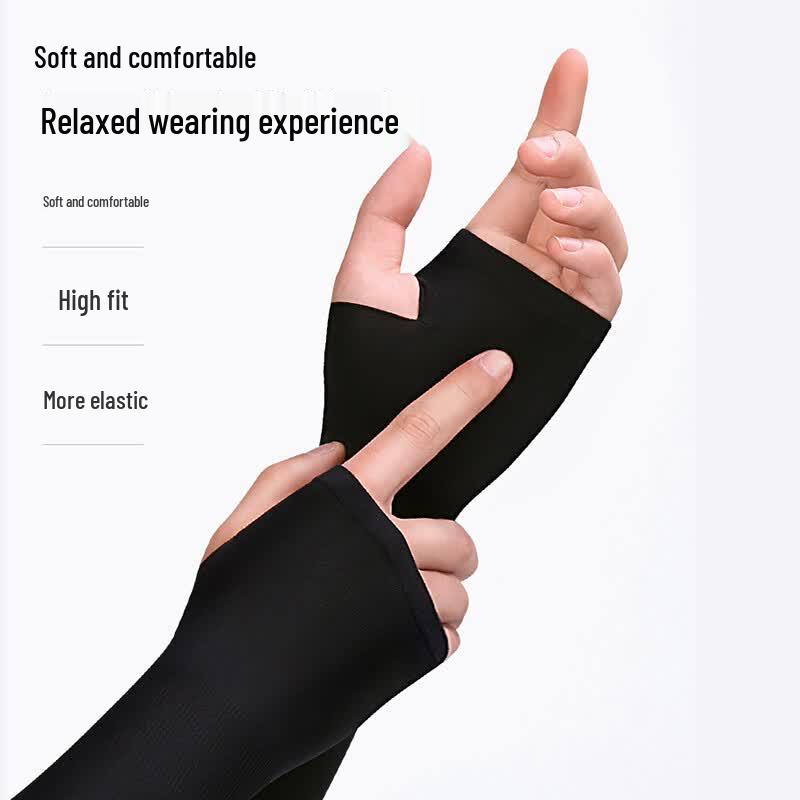 RED DRAGONFLY Men's Ice Silk Sun Protection Arm Sleeves