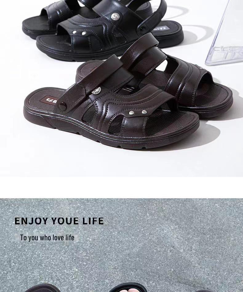 Men's New Warrior Sandals: Korean-Style Summer Beach Shoes 3883