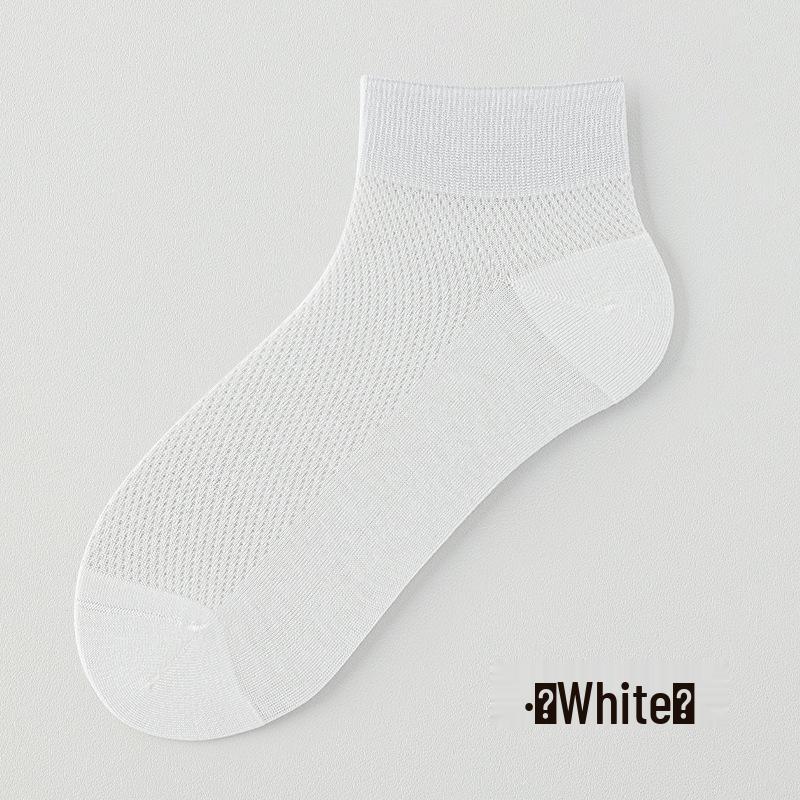 

Women s Mulberry Silk Socks - Lightweight, Breathable, Sweat-Absorbing, Boneless, Low-Cut Summer Mesh in White. One Size білий
