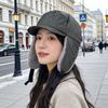 Korea Autumn and Winter Warm Skiing Ear Protection Windproof Lei Feng Hat Men and Women Outdoor Pilots Cold Cycling Cap