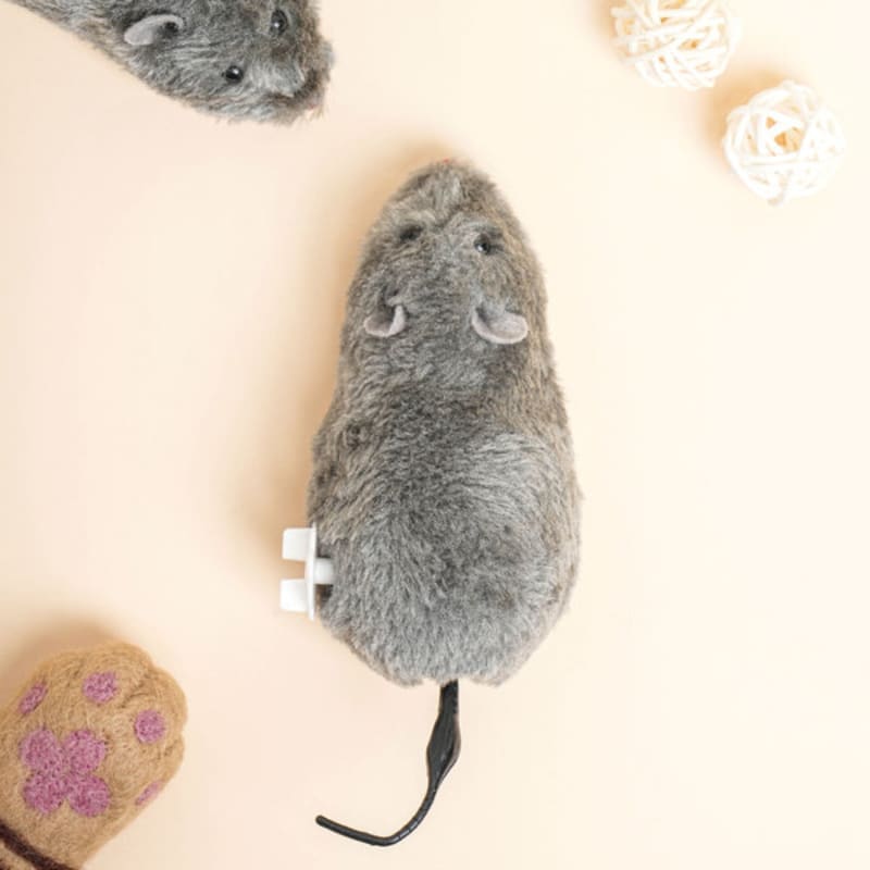 [Haustier] Aufzieh-Mausspielzeug für Katzen