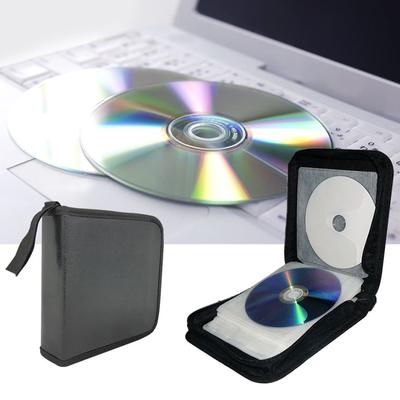 40 Disklik Cd Saklama Çantası Kılıfı Çift Taraflı Sert Albüm Ev Dvd Düzenleyici Kutusu