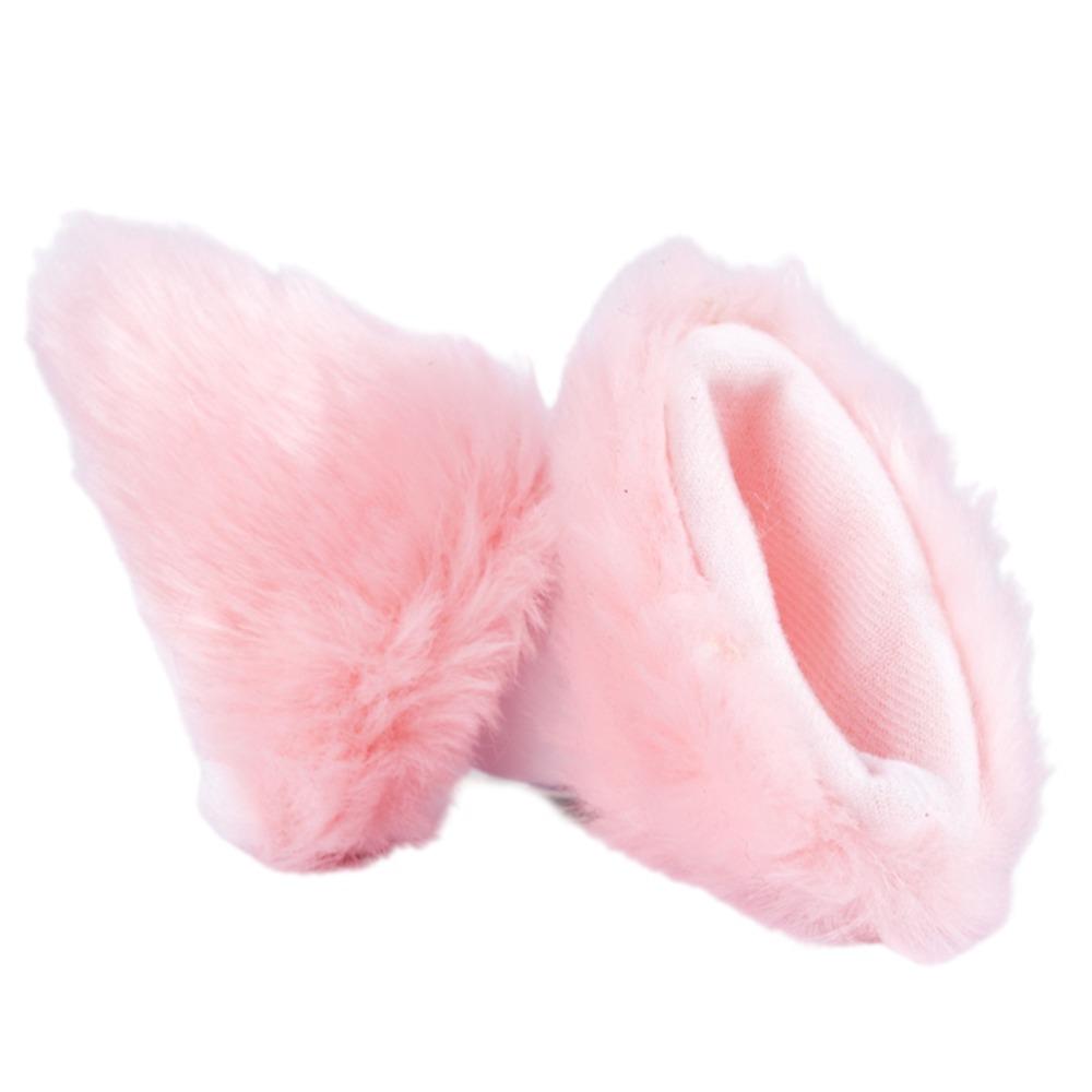 2Pcs Pink Helmet Accessories Plush Cat Ears for Helmet Motorcycle Helmet Plush Ears  Outdoor Sports