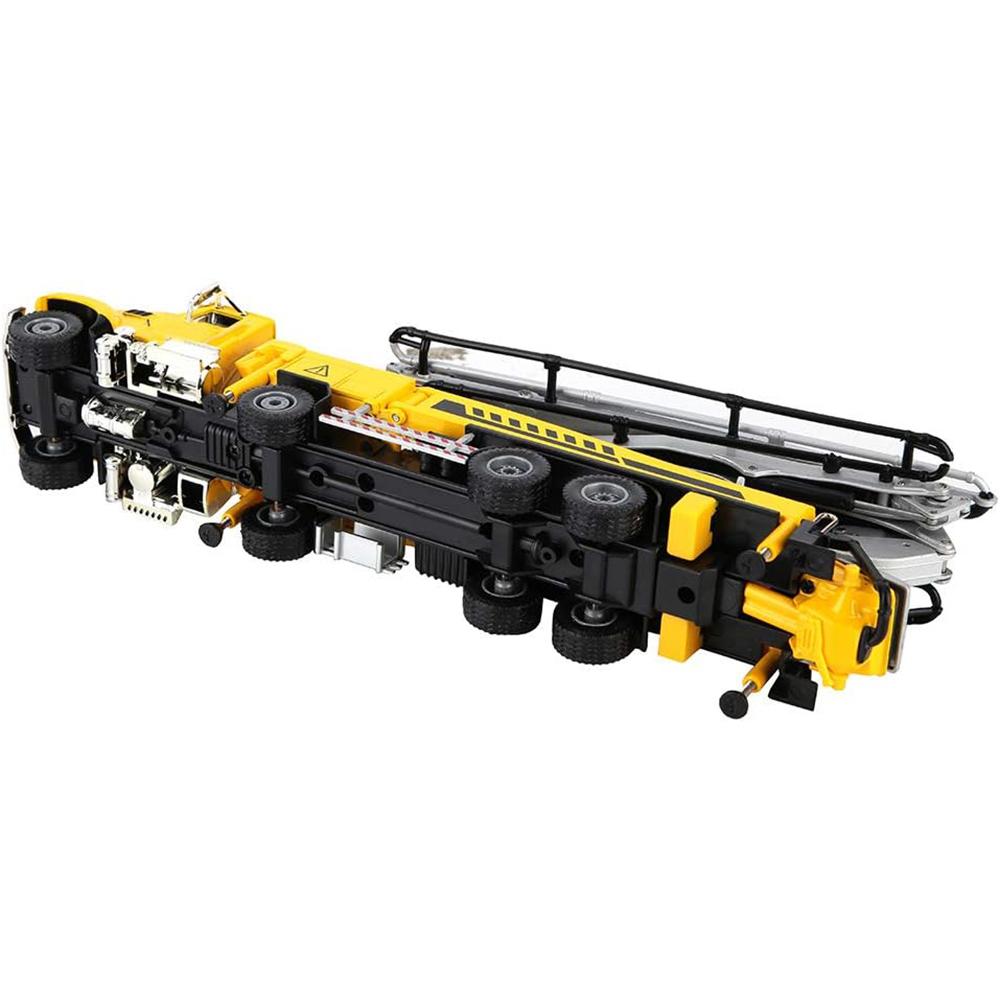 1/55 Scale Alloy Concrete Pump Car Model Toy, Engineering Construction Equipment Model for Kids Over 3 Years Old