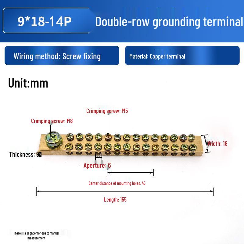 Now: "High-Current Double-Row Brass Terminal with Copper Busbar for Zero Ground Connection"