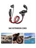 12AWG 30CM SAE Quick Connector Harness Waterproof SAE Extension Cord Female Power Wire Connector Harness for Solar Panel Charger