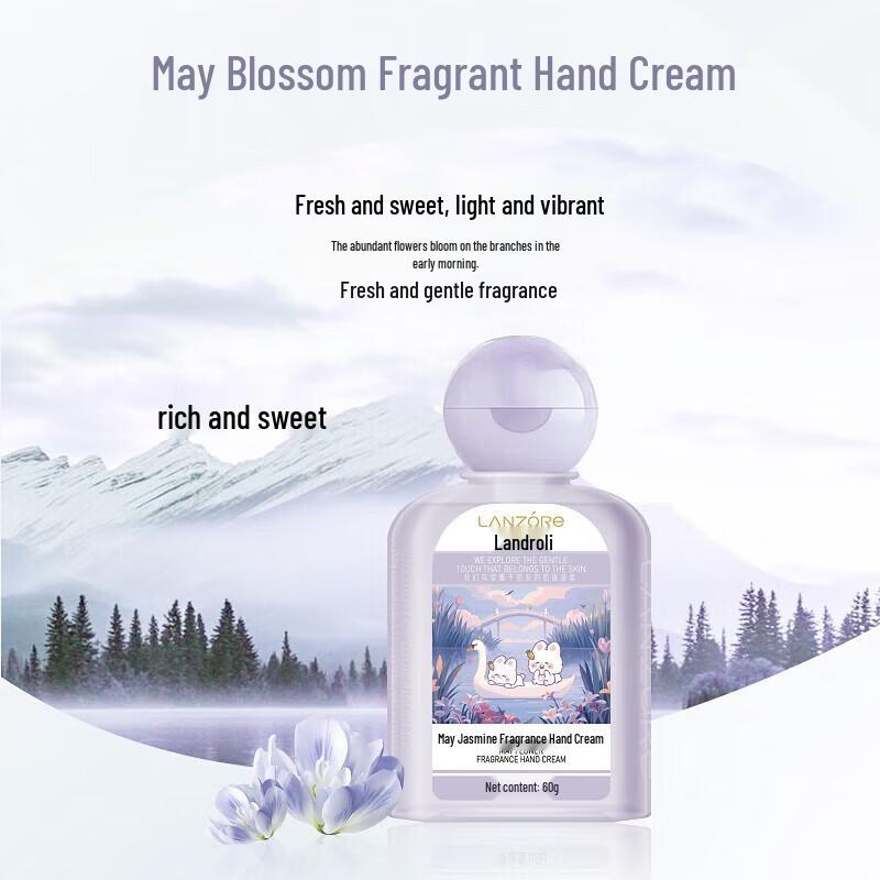 Lanzoye May Blossom Fragrance Hand Cream Twin Pack