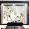 3d Spatial Extension Wall Mural Jewelry Flower Butterfly Wall Paper Living Room Home Decor Wallpaper