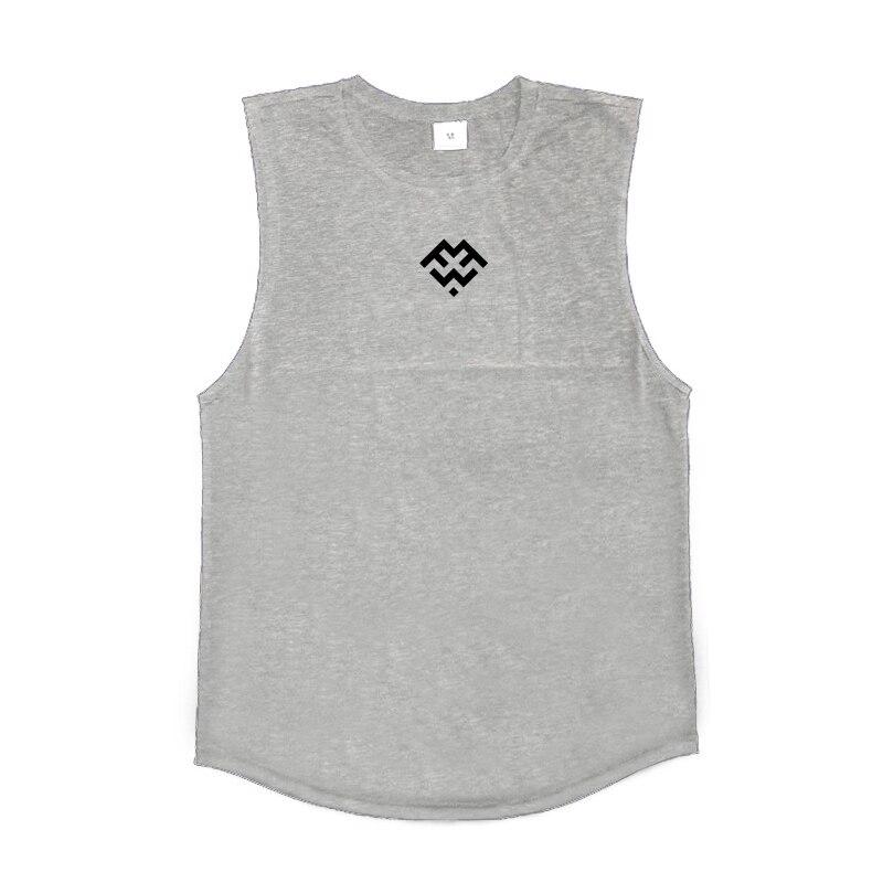 Muscleguys New Youth Fashion Sports Gym Clothes Summer Training Vest Fitness Sleeveless T-Shirt