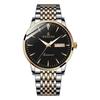 Orologi Orologio al quarzo da uomo Orologio da lavoro Orologio impermeabile Casual Acciaio inossidabile Calendario Orologio luminoso Orologio da polso ultrasottile