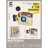 CLC Diamond Micro Particles Casual Patchwork Building Blocks Toys Retro Camera Picture Po  Toys for Children's Gifts