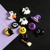 Halloween Resin Ghost & Pumpkin DIY Ornaments: Black Cat, Stickers, Hair & Phone Accessories