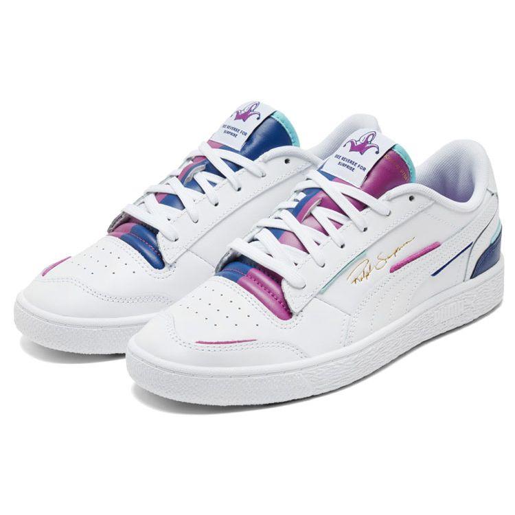 Puma Ralph Sampson Lo Joker Unissex Branco Roxo Azul 374927-01