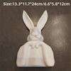3D Printed Rabbit Figurine Modern Minimalist Easter Rabbit Bust Easter Decorations  Home Decor