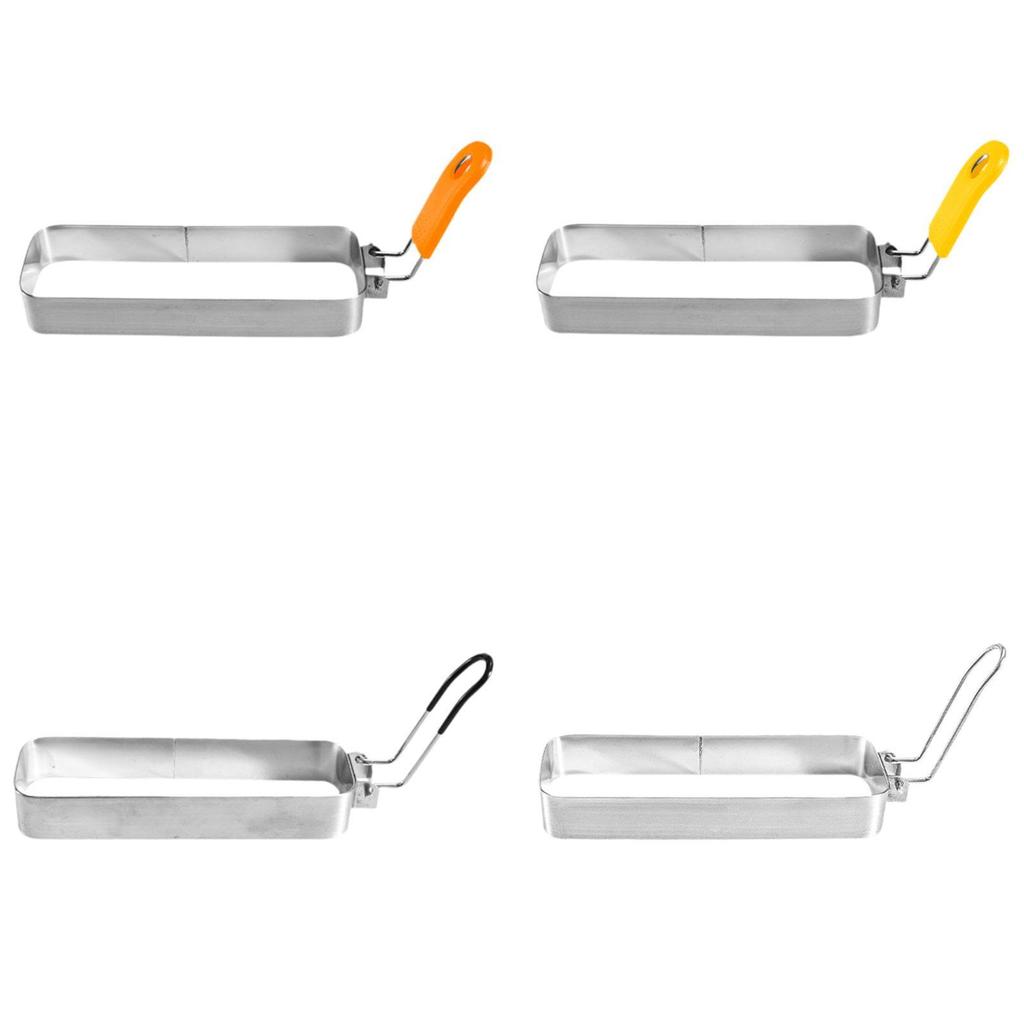 Model do gotowania jajek sadzonych na śniadanie, do kanapek, placków z uchwytem, muffinek, omletów, prostokątny, nieprzywierający