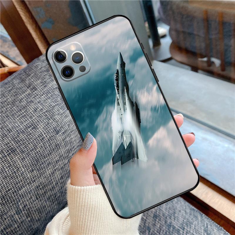 F14 Tomcat Jäger Handyhülle Für iPhone 16 15 14 12 11 13 Pro Max 12 13 mini XR 15 16 Plus 16e Hülle