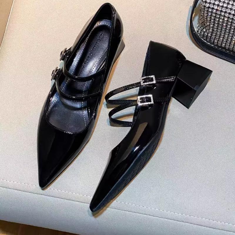 Fashion Shallow Mouth Shoes Woman High Heels Pointed Toe Female Footwear Casual Pumps New Summer Cute Boat Fashion Comfort Simple Englis