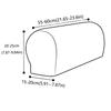 2pcs/1set Modern Simple Household Sofa Armrest Gloves Thickened Anti-dirty Home Fabric Protective Cover Simple Solid Colour