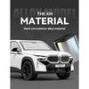 1/24 Maßstab Simulation BMW XM Legierung Automodell Metall Die Cast Ornament Sound Licht Kinderspielzeug Automodell Geburtstagsgeschenk für Jungen