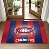 Montreal Canadiens Design Crystal Velvet Rug Soft Decorative Mat for Bedroom Entrance