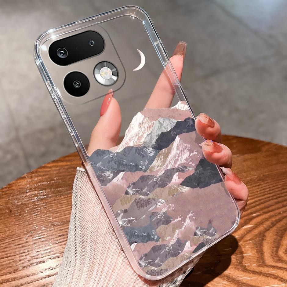 Cases For OPPO Realme 16 Pro 16 Pro Plus Yellow Duck Girl Antifouling Trendy Transparent Housing For Realme 16Pro 16 Pro+ Fundas