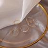 5Pcs Adjustable Open Rings With Irregular Cute Pearl Designs For Women Gift