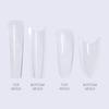 Nail Forms 240 Pieces Translucent Fingernails Crafting Gel Nail Extension Forms for Beginners Professionals Women Girlfriend
