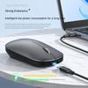 2.4Ghz+BT Wireless Mouse Colorful Dual-mode Computer Silent Mouse Convenient Type-c Bluetooth Gaming Mouse Office/Home