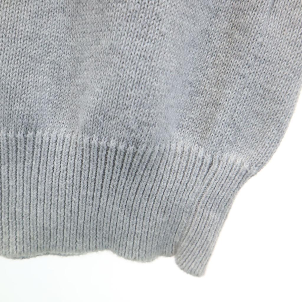Nautica 90er Jahre Altes Karomuster Langarm Strick XXL Grau Pullover Große Größe Herren Gebraucht