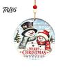 Christmas Gift Wrapping Tags Wooden Hanging Sign with Hemp Rope, Rustic Holiday Wall Decor Party Supplies for Home Decoration, Solid Wood Festive