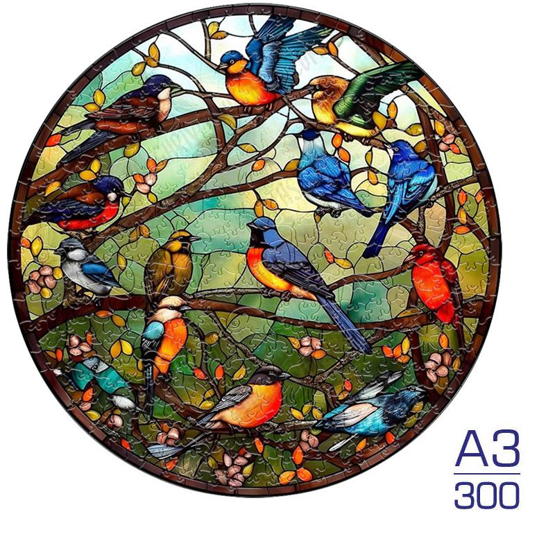 Panda A3 A4 A5 Wooden Puzzle For Adults Children Wood DIY Crafts Animal Shaped Holiday Gift Wooden Jigsaw Home Decoration