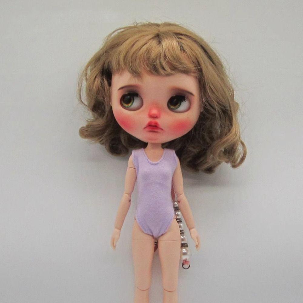 Cute Doll Vest Casual Swimsuit Clothes for Blythe Dolls for azone ob22 ob24 ob26 Dolls