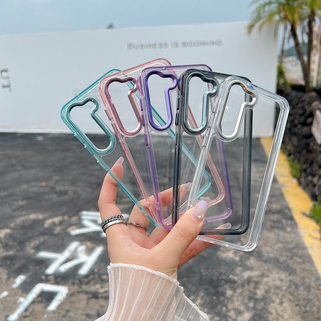 case for Samsung S26 S25 S24 S23 S22 ultra Simple and transparent tough case full coverage Shock Proof Anti-Fingerprint plain