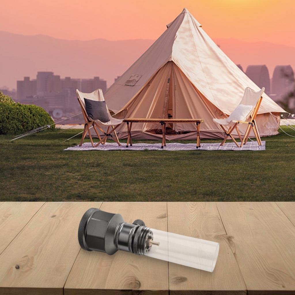 Compact Gas Lantern Extension Rod Gas Lantern Lamp Lightweight