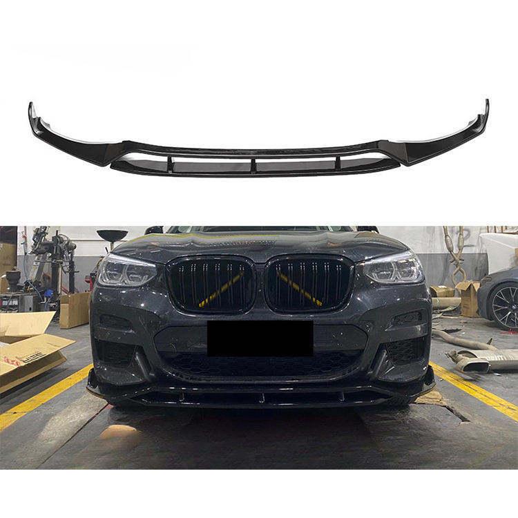 

BMW X3/X4 (2018-2021) Front Lip Black Warrior 2-Piece Splitter Kit Glossy Black