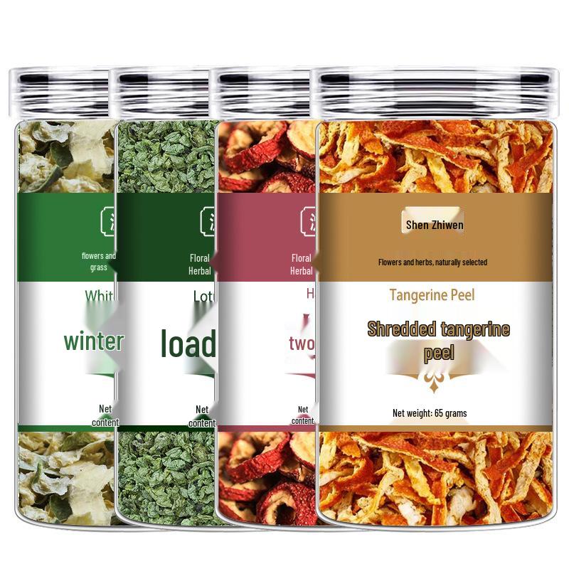 Shen Zhiwen Rose Winter Melon Lotus Leaf Herbal Tea - Sulfur-Free Health Drink for All Seasons