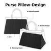 DGAZ Bag Pillow, Bag Shaper, Shape-Retaining Pillow Shaper for Birkin and Garden Party Bags 30/36/49 (Black, GP30)