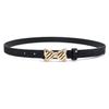 Fashion Bling Bling Sparkling Rhinestone Belt Glitter Versatile Slide Buckle Belt Luxury Brand Design PU Leather Belt Women