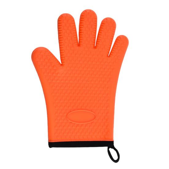 Silicone Oven Mitts Heat Resistant Anti-scald Gloves Non-slip Grip Microwave Safe Mitts