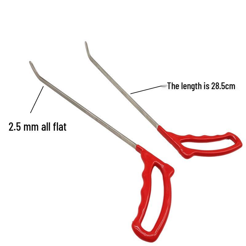 5-Piece Car Dent Repair Tool Set with Small Flat Hooks & Shovel Rods for Hail & Pothole Dents