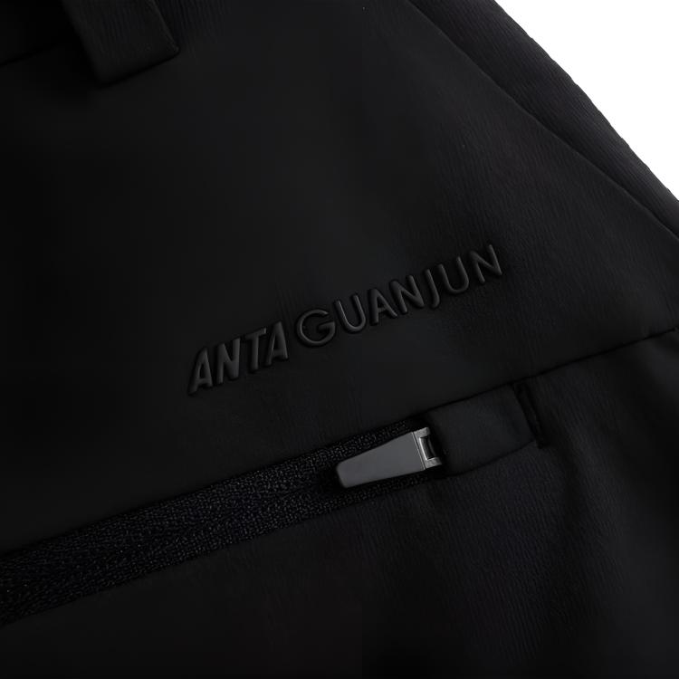 ANTA Casual Pants Men's Black Moderate