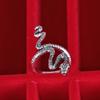 Design Curved Eye Snake Ins Cool Style Fashion Versatile Niche Light Luxury Index Finger Ring