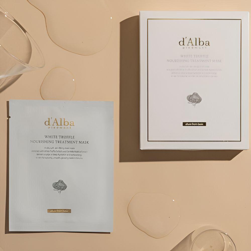 d'Alba White Truffle Nourishing Mask 25ml 5pcs Vegan Glow Treatment