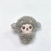 Cute Curly Lamb Keychain Pendant Sheep Doll Bag Charm Heart Gift