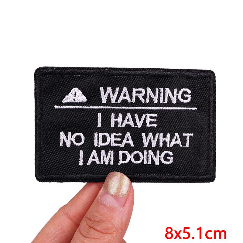 Embroidered Patches Diy Letter Slogan Patch Iron On Patches For Clothing Thermoadhesive Patches For Clothes Jackets Hats Badges