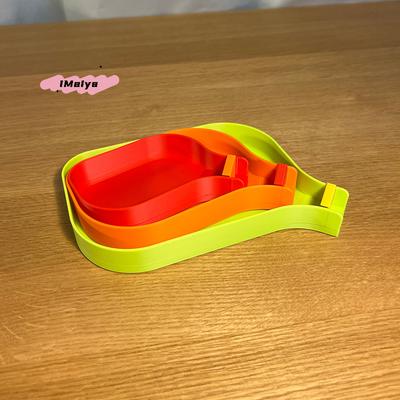 M-Przenośna tacka z lejkami i zatyczkami, pudełko do organizacji małych przedmiotów, plastikowa tacka do sortowania narzędzi - Przechowywanie nakrętek, koralików
